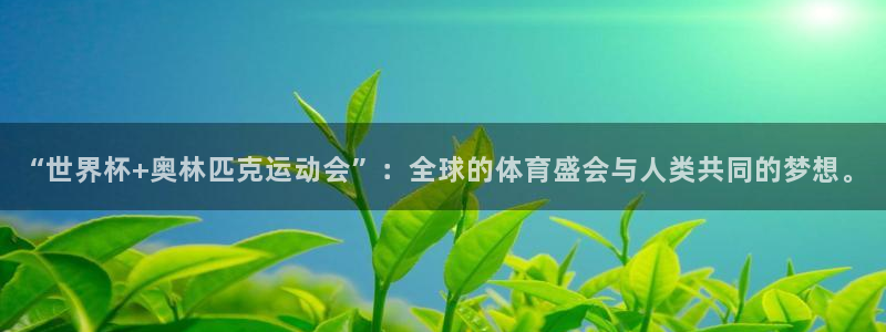 世界杯预选赛欧洲区赛程：“世界杯+奥林匹克运动会”：全球的体育盛会与人类共同的梦想。
